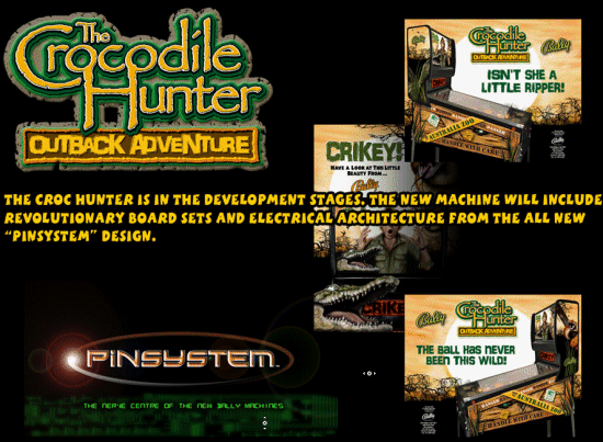 Crocodile Hunter Pinball